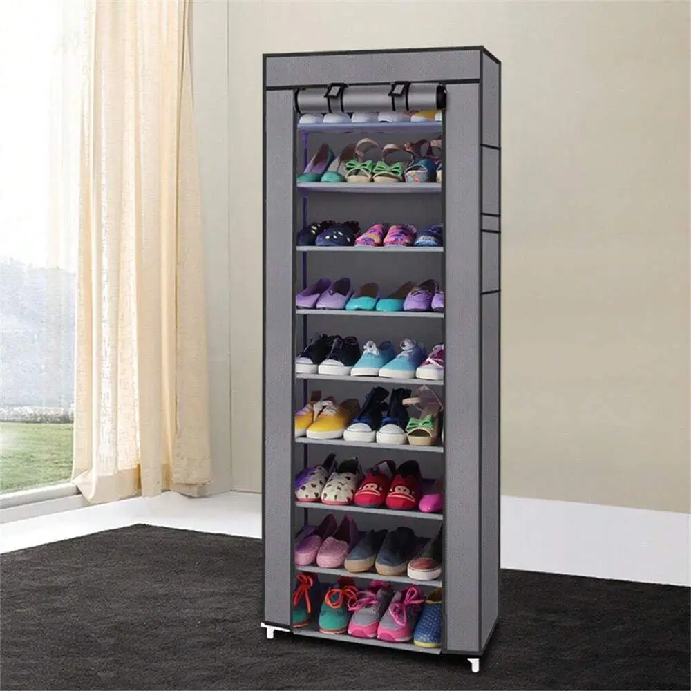 

10Layers 9 Lattices NonWoven Fabric Shoe Rack