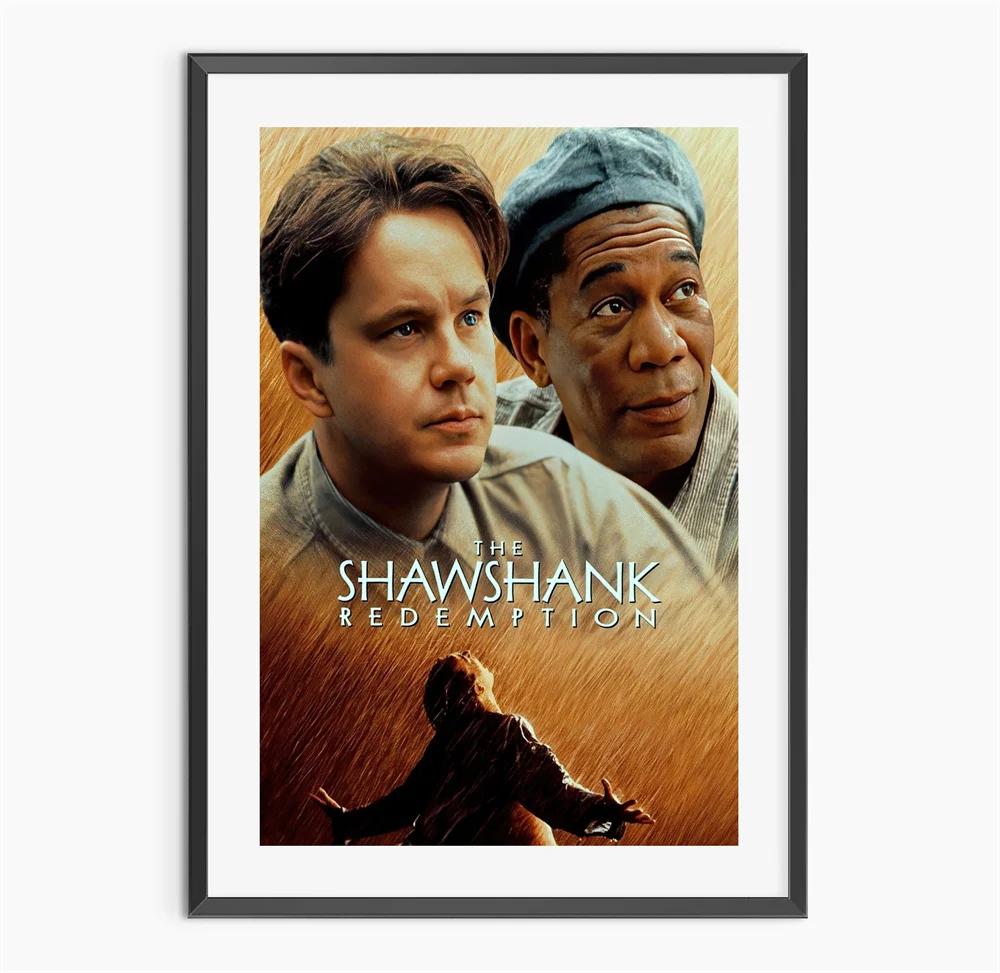 الفيلم الكلاسيكي شاشانك الفداء المشارك غرفة المنزل الديكور اللوحة قماش اللوحة غرفة الديكور #4