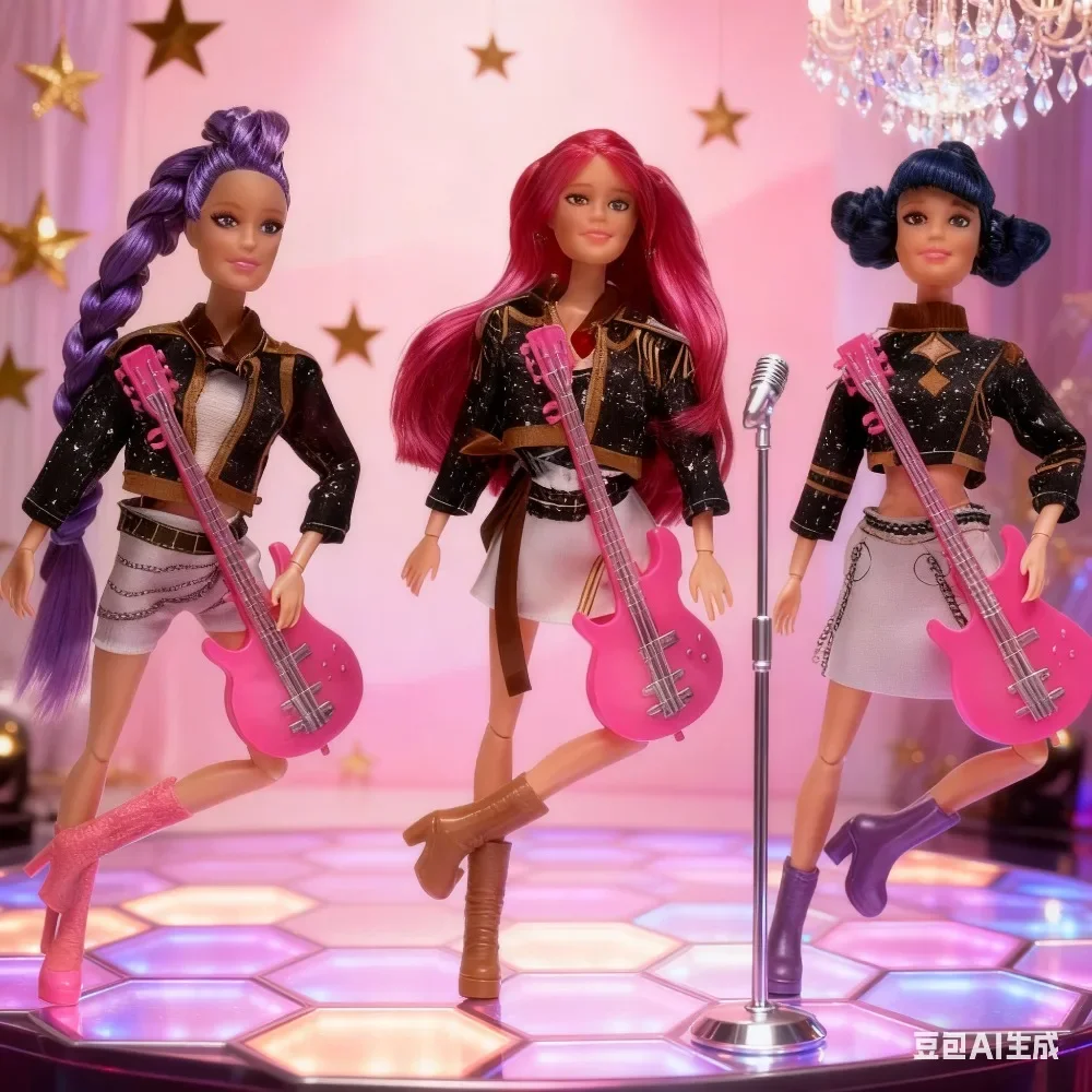 ตุ๊กตาคริสต์มาส New@HOT ของเล่นตุ๊กตา Kpop Demon Hunters แอคชั่นฟิกเกอร์ รูมิ มิรา โซอี้ ตุ๊กตาเจ้าหญิงแสนสวยสำหรับเด็กผู้หญิง ตุ๊กตาพลาสติก DIY