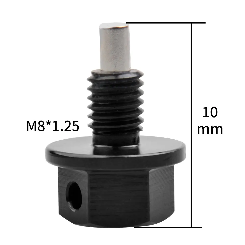 M8 M10 M12 M14 M16 M18 Aluminum Magnetic Oil Drain Bolt Oil Sump drain plug nut Oil Drain Plug Magnetic