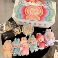 Labubu High Energy Vinyl Plush Doll 1:1 Duplicate Edition 3rd Gen Blind Box Tie-Dye Pendant Figure Birthday Gift Toy
