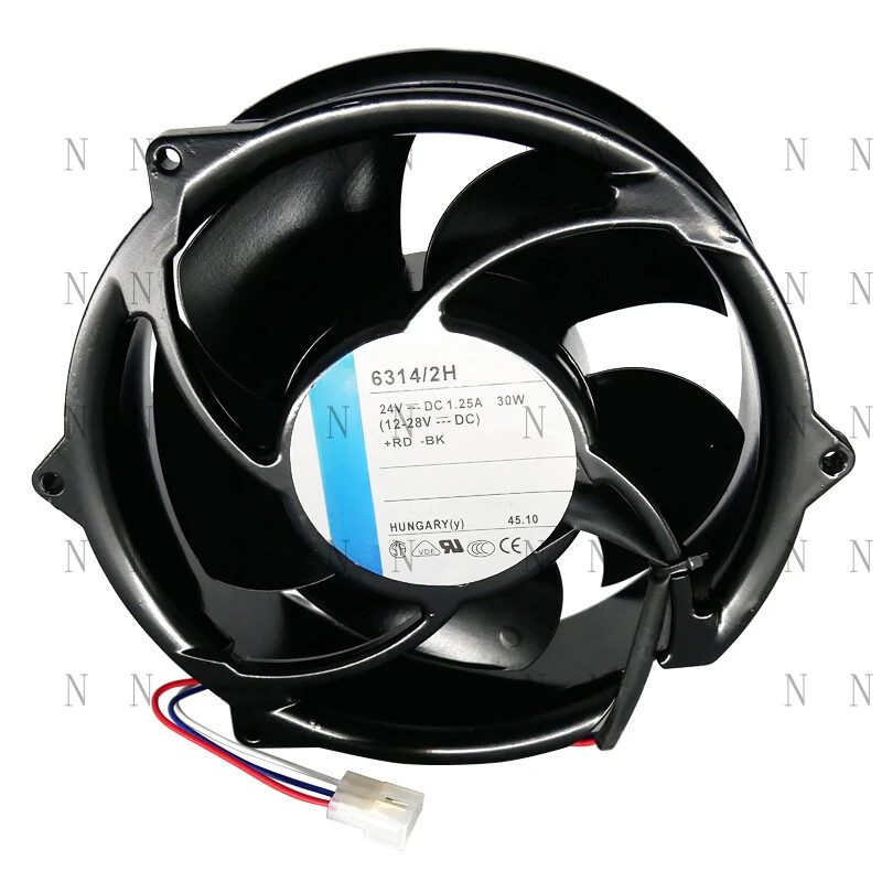 YJJ  High Performance FOR Ebmpapst Cooling Fan 6314 /2H 24V 1.25A 30W