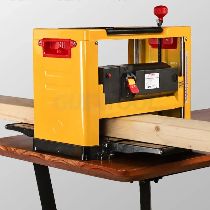 Woodworking Planer 220V Press Small Household Planer Electric Planing Machine Table type Planer Automatic Feed Grinding Machine