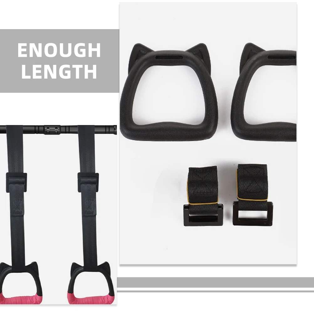 

Adjustable Gymnastics Non-Slip Fitness Pull-Up Rings For Bodybuilding Home Gym Equipment Durable Sports Training Rings