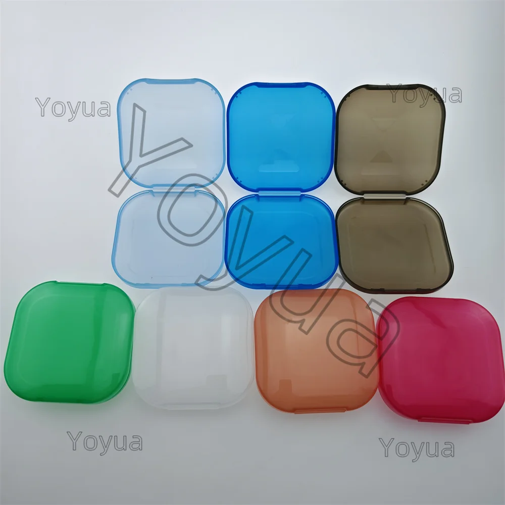 30pcs Dental Retainer Case Mouth Guard Case Orthodontic Denture Storage Container transparent  Teeth Retainer Box