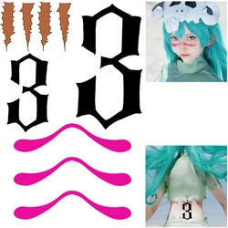 Neliel Tu tattoo Sticker Cosplay Accessory Disposable stickers 2 tattoo