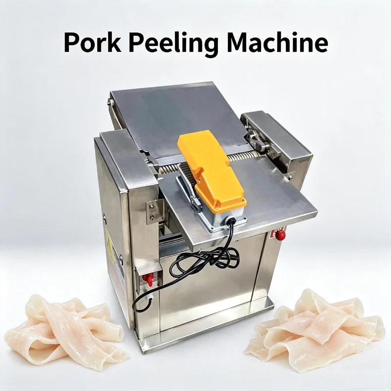 Pork Skinning Machine Commercial Electric Stainless Steel Fresh Pork Peeling Equipment Pork Skinning Machine