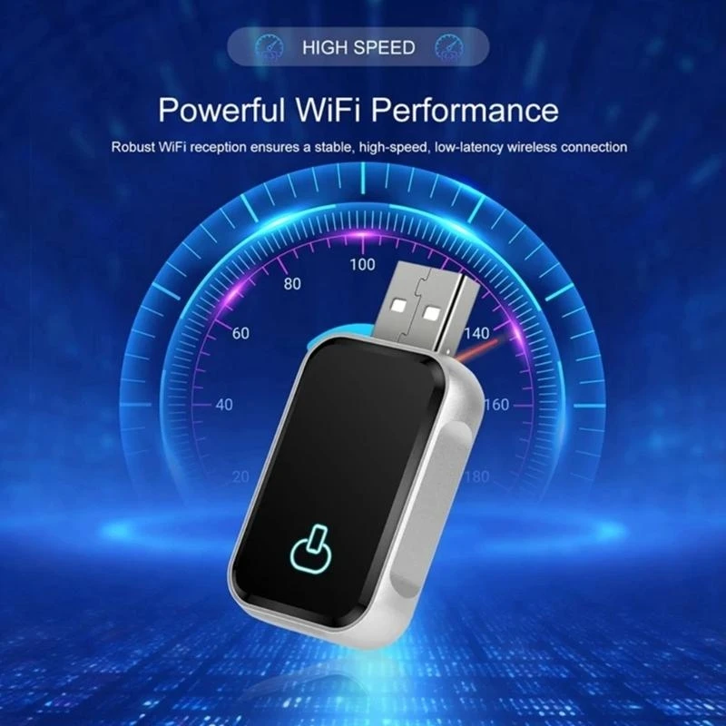 

Effortless Phone Car Integration Wired to Wireless Play Converter, HiFi Connection For Modern Vehicle Quick Installation H9EE