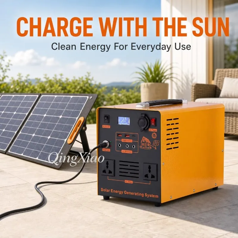 Portable Outdoor Mobile Power Station Large Capacity Energy Storage Backup Battery For Self‑Driving Tour Camping Activity Custom