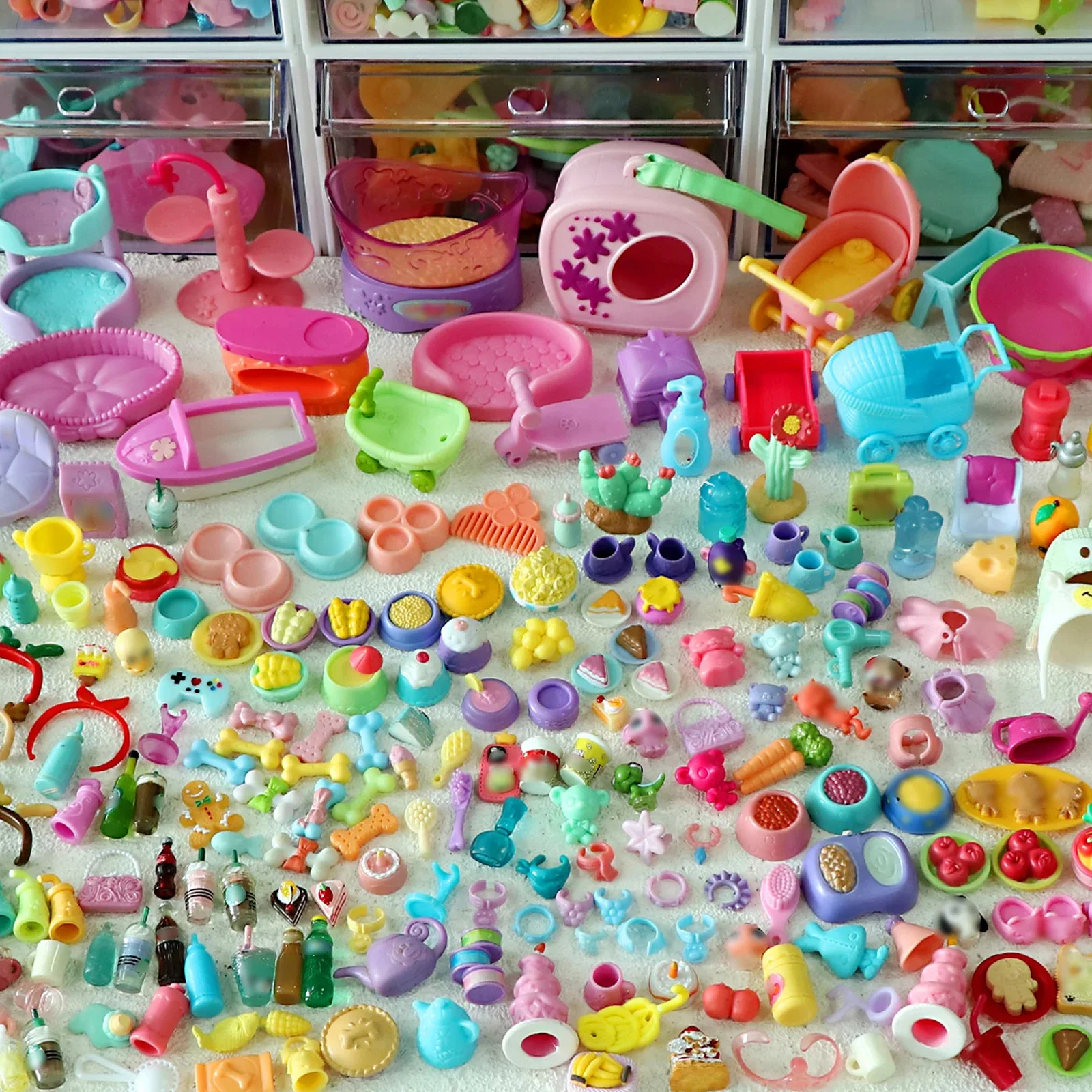 

Random 35pcs Accessories for Pets Toys Collar Skirt Hat Bow Drink Outfit for Cat Collie Great Dane Dog