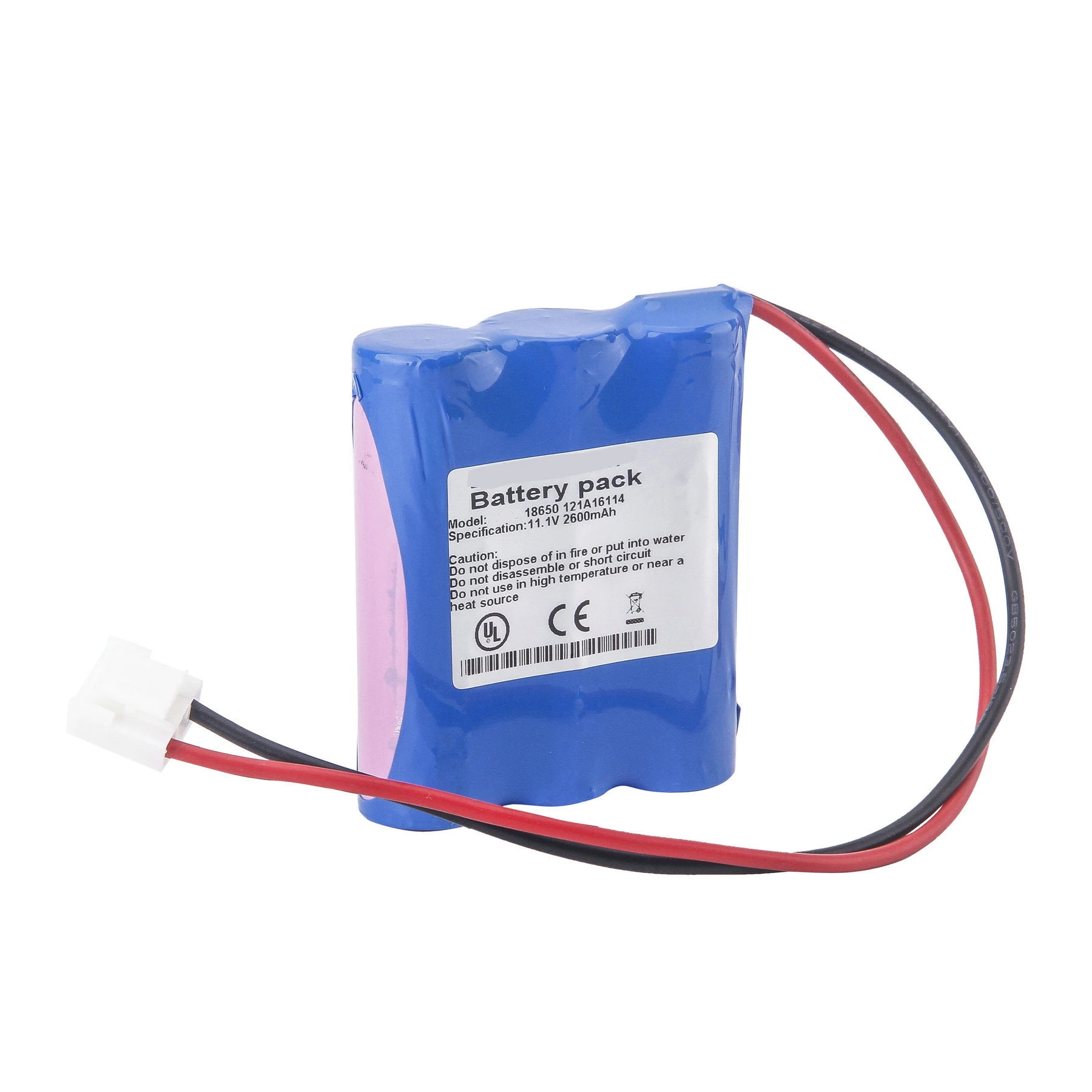 LI-ION 11.1V 2600mAh  Rechargeable KAYO 18650 121A16114 Lithium Ion Ba ttery for Medical Vital Signs Monitor