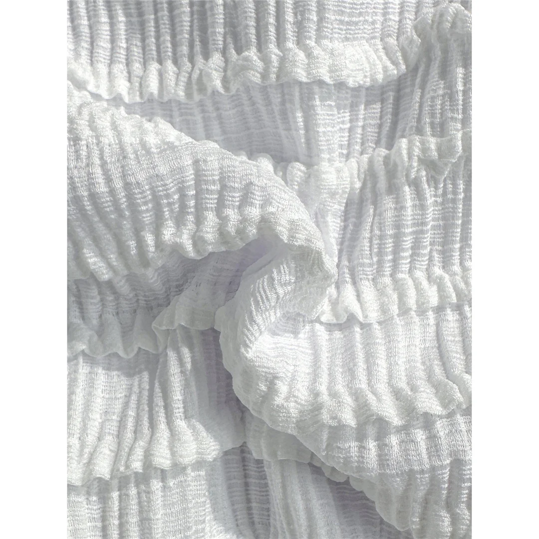 Neuer einteiliger Badeanzug mit V-Ausschnitt und Neckholder, bedruckt mit Seesternmotiv, Damen-Badebekleidung, Damen-Badeanzug mit gerafftem, hoch geschnittenem Beinausschnitt, Badeanzug, Modell V8431. – Detail 10