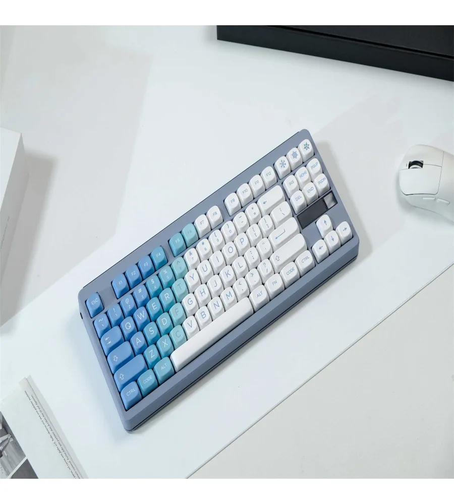 Keycap Personalized PBT material MOA highly sublimated process Suitable for a variety of mechanical keyboards Snow monster