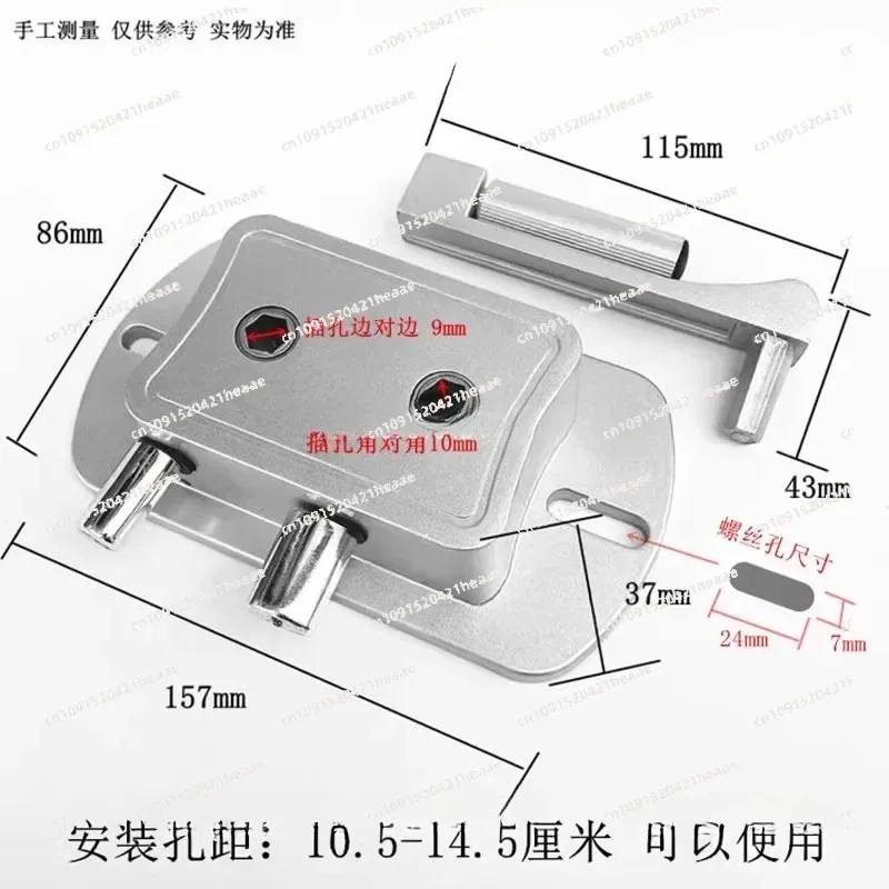 Suitable forLifting drying rack accessories hand crank   rocker special non-punching two hole spacing can be adjusted
