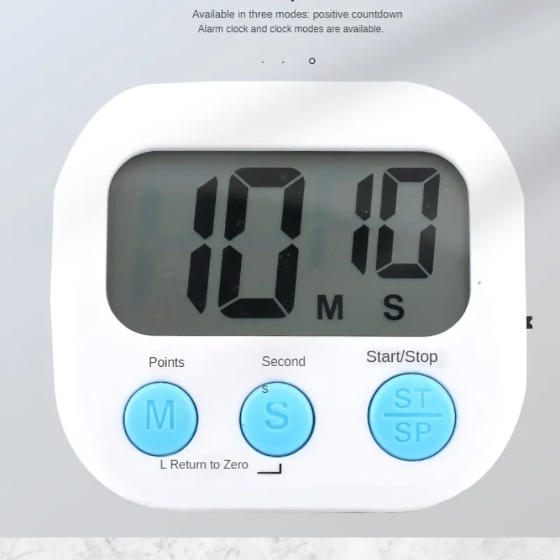 Simple Solid Kitchen LCD Digital Timer Magnetic Cooking Timer Countdown Up Loud Alarm Set Time Reminder Gift 59 Minutes 59s