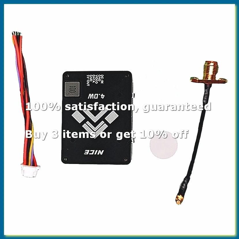 5.8G 4W VTX 4000mW 64CH FPV Audio Video Transmitter PAL/NTSC for FPV Long Range Racing Drone-WDL