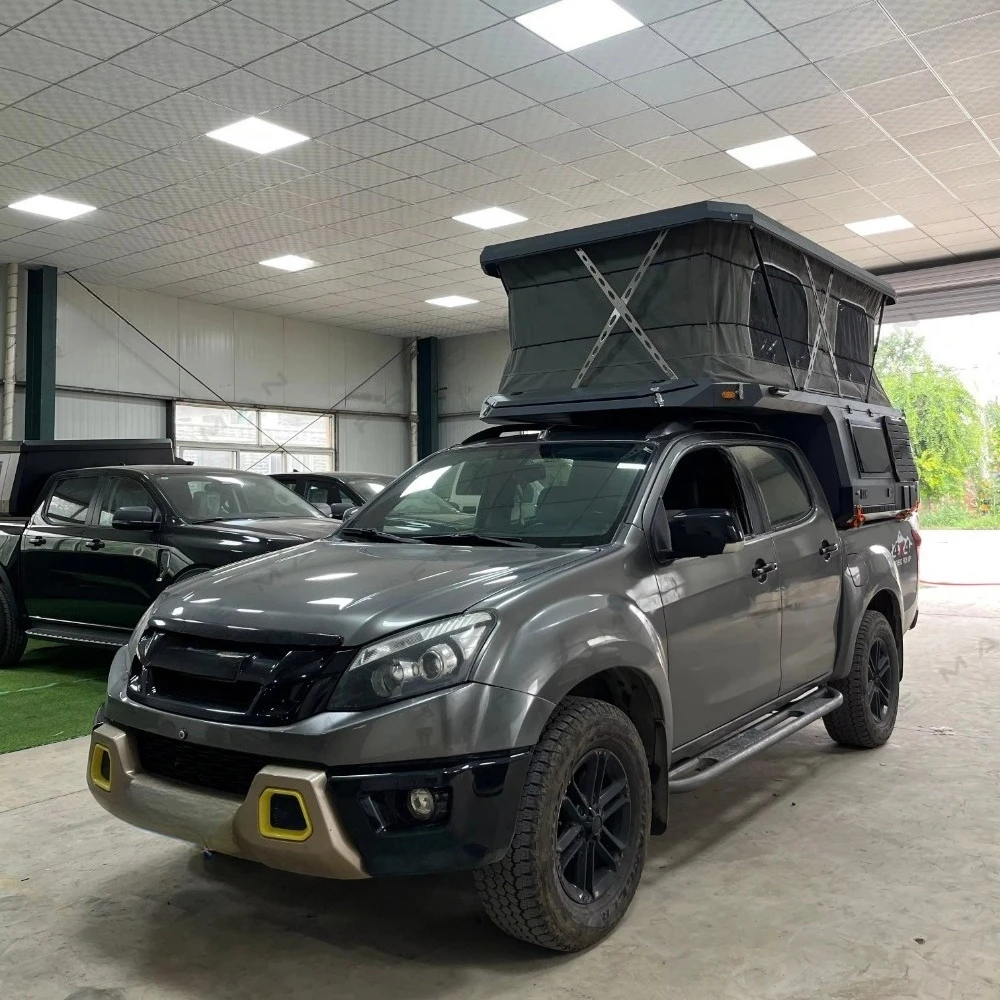 All Season Car Suv Soft Shell Roof Top Tents Automatic Aluminum Alloy Vertical Camping Camper Van Rooftop Tents for 2-4 Personal