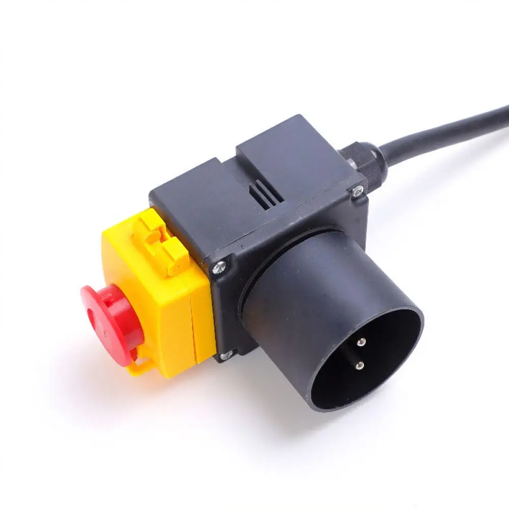 DZ11B Magnetic Power Switch 16A 250V Power Failure Protection Device With European Plug For Woodworking Tools Industrial Use
