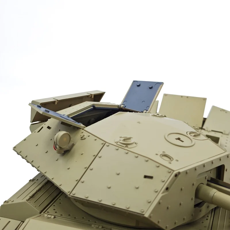 Kubrick British Crusader Mkiii Remote-Controlled Tank Smoking Belt Retractable Simulation Military Model Toy Boy - Image 5