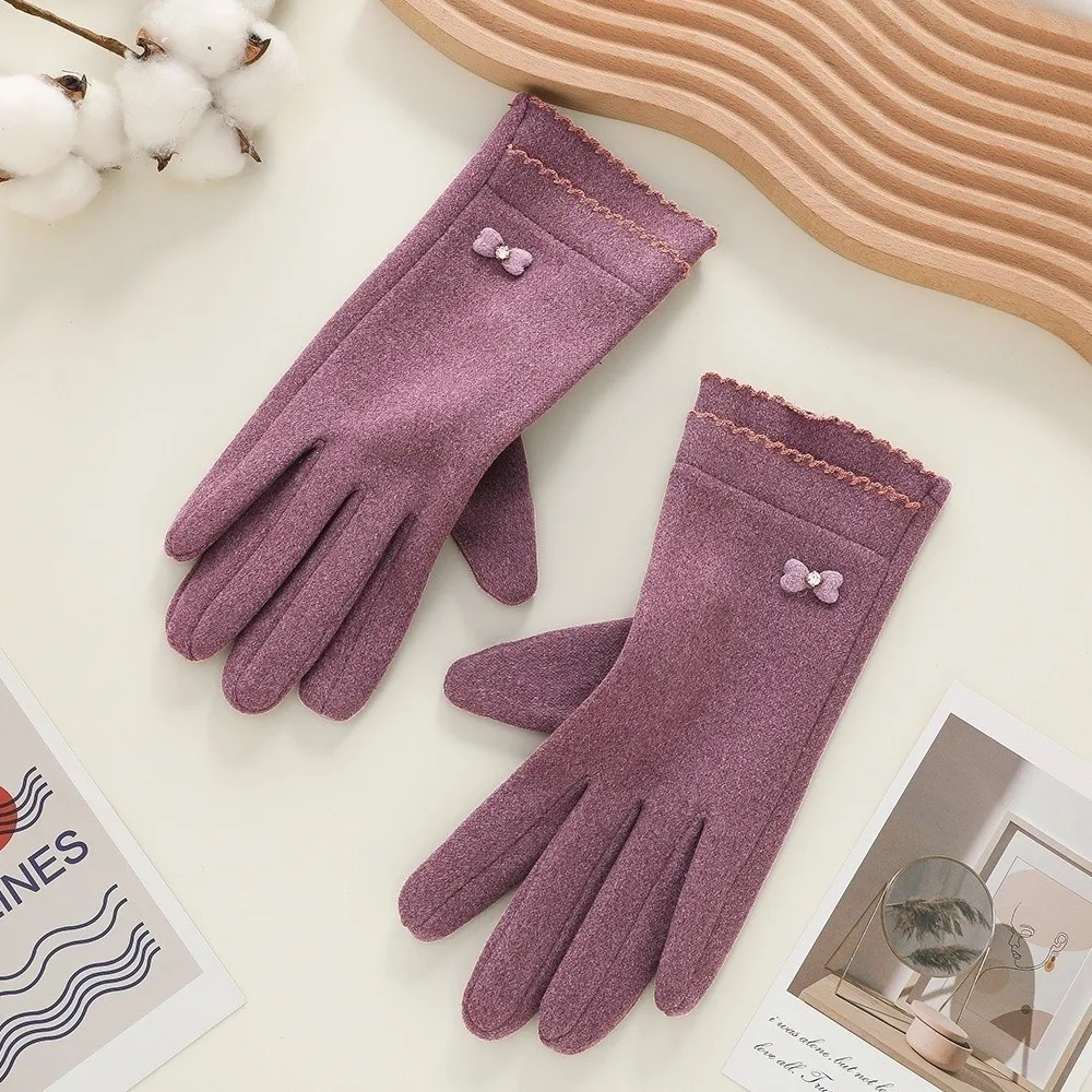New Winter Gloves Warm Touchable Screen Touch Screen Gloves Windproof Coldproof Skiing Gloves Girls