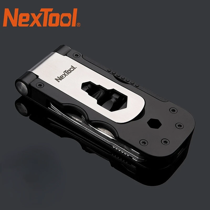 NEXTOOL 14 -in -1 Multi-functional EDC Bicycle Tool Mini Pocket Bike Kit Delicate Portable Magnetic Suction Batch Set