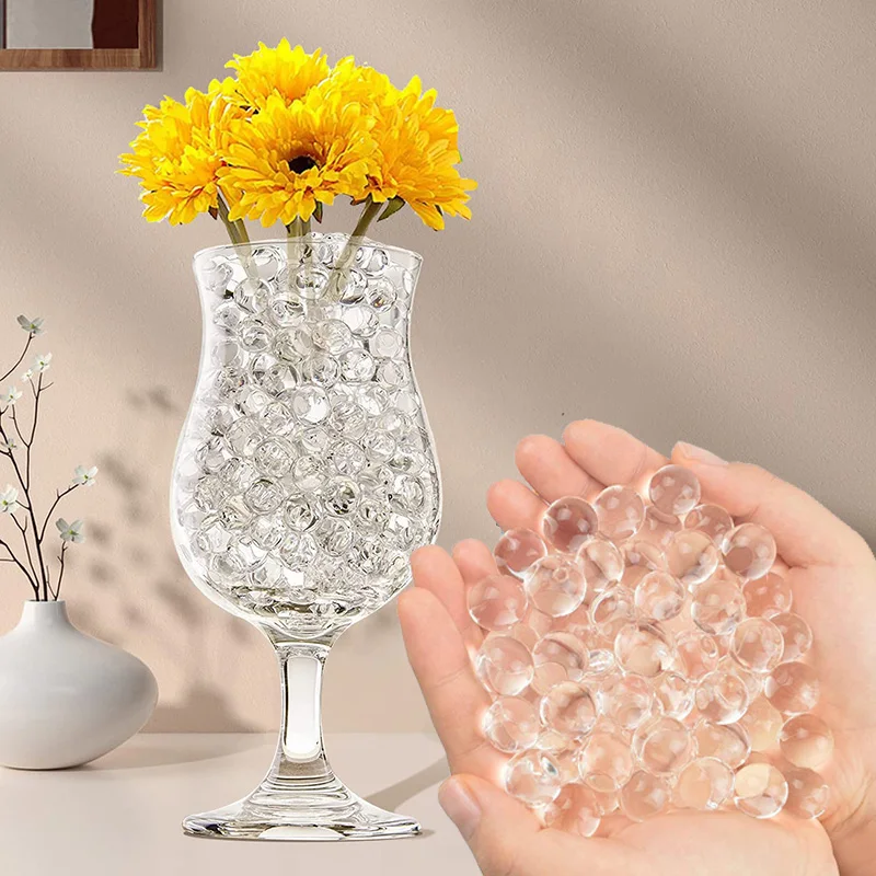 40,000PCS Hydrogel Gel Transparent Crystal Soil Water Pearl Ball Beads Growing for Plant kids Vase not Toxic Home Decor Orbiz