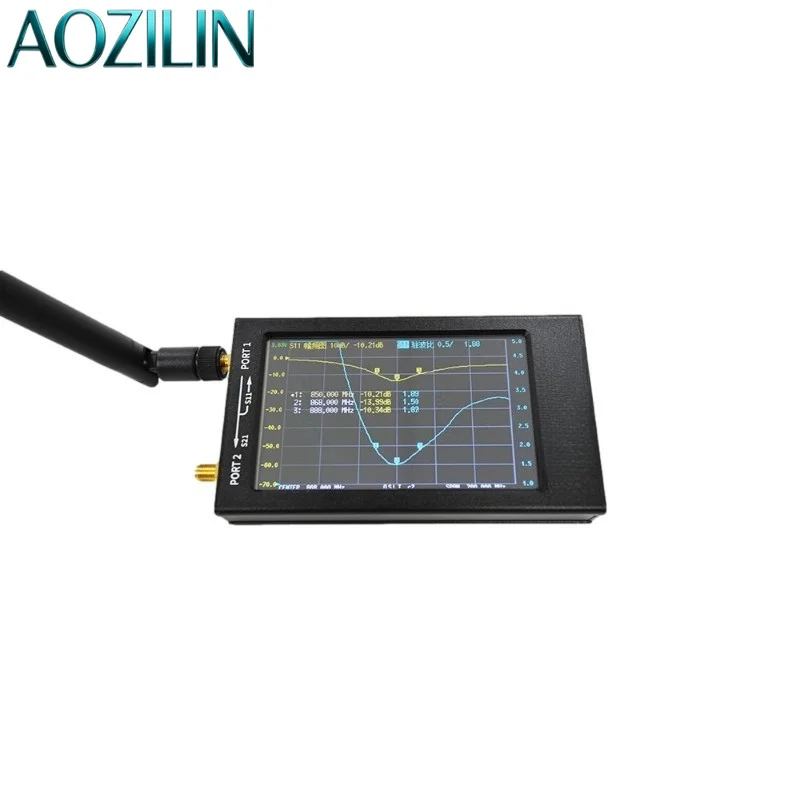 AOZILIN NanoVNA-F V2 50kHz-3GHz Vector Network Analyzer 4.3