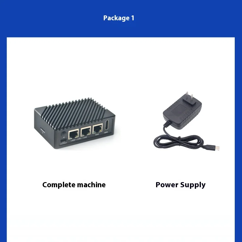 cbhioarpd NanoPi R5S Router Dual 2.5G+ Gigabit Mini Development Board CNC Vollmetallgehäuse RK3568 10