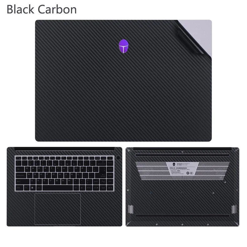 Sticker Skin Cover for Thunderobot Thunderbook 14 16 (2022) /16D (2024) Laptop Carbon fiber Vinyl Protection