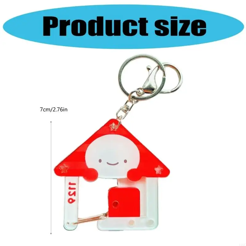 2025 سحر كرتون نابض بالحياة جديد لملحقات الحيوانات الأليفة الملحقات Carabiner Keychain للمغامرات اليومية #6