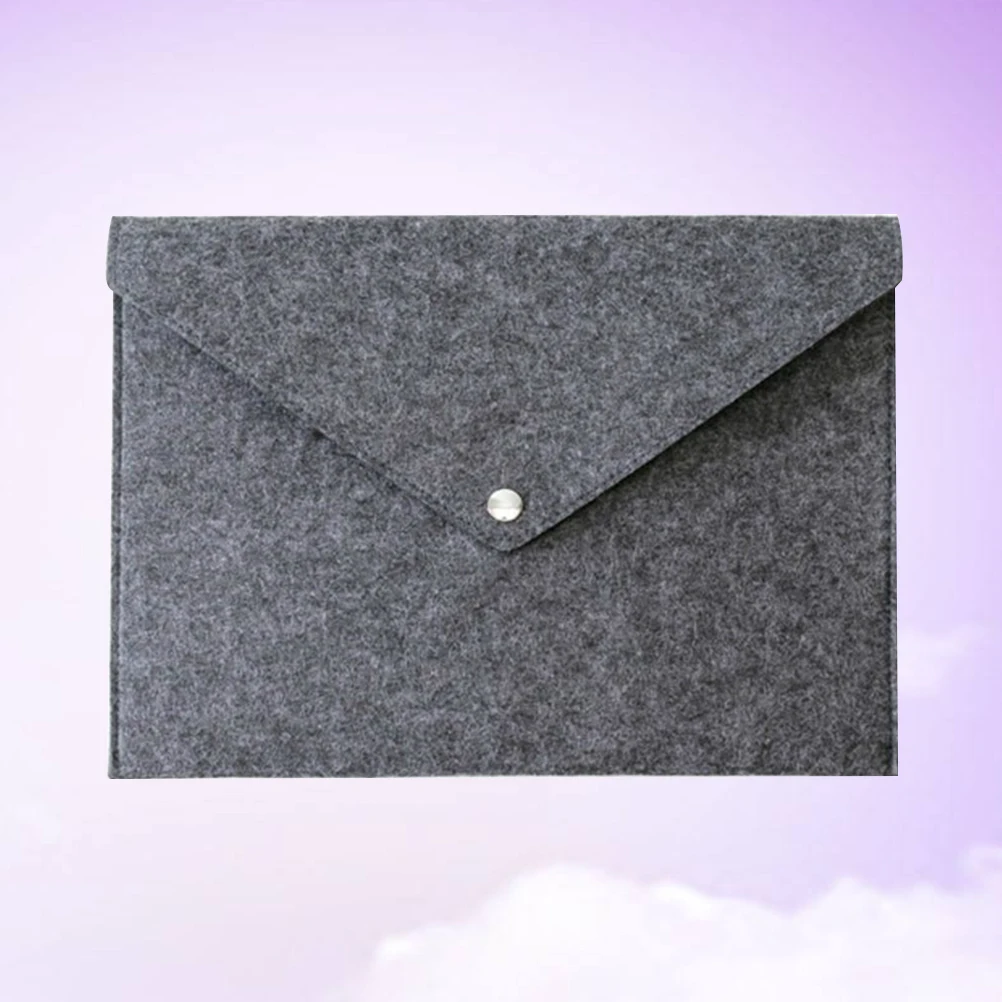 

Snap File Bag Felt Folder Folders Paper Organizer Envelope Letter Size Briefcase