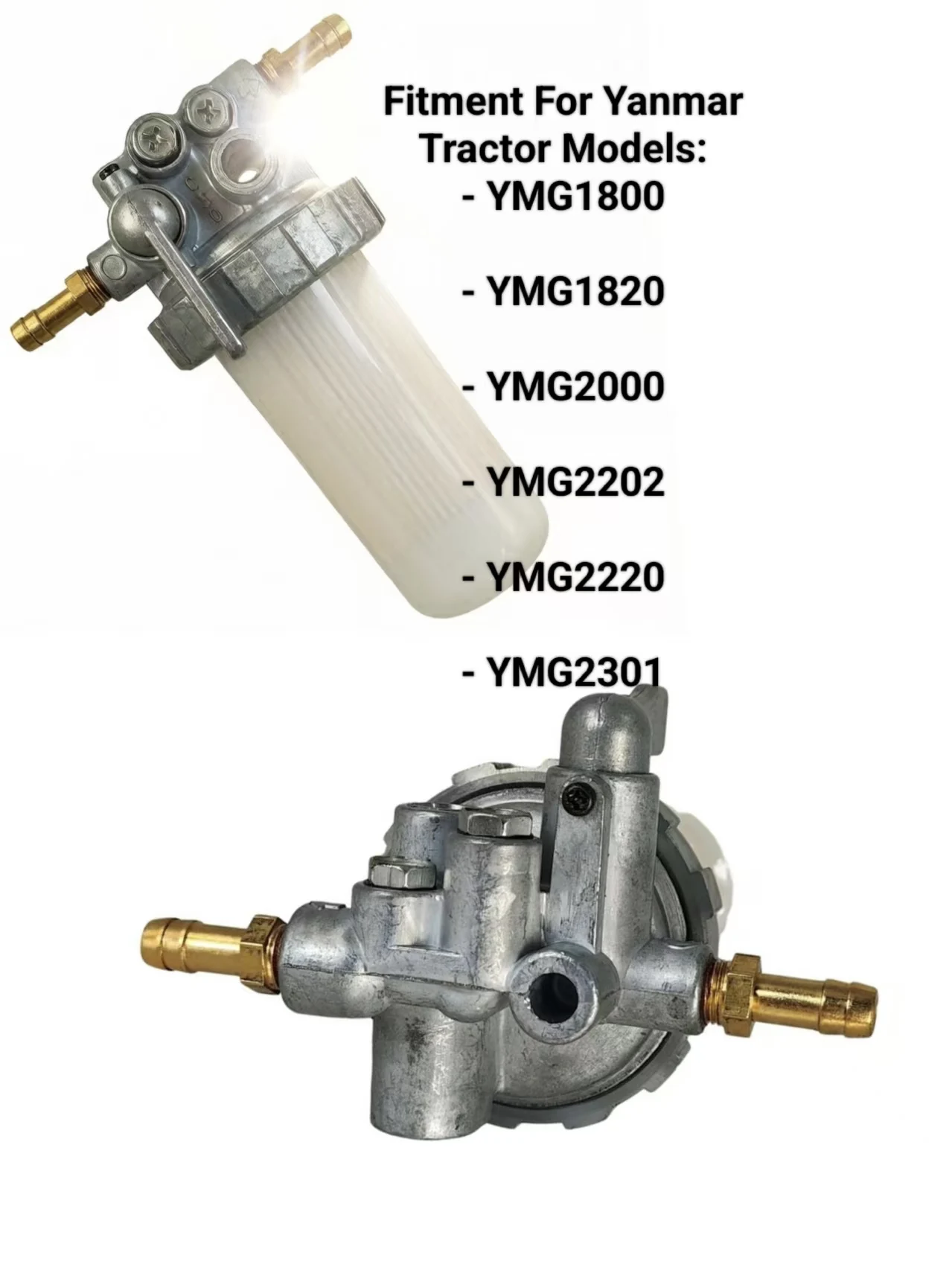 Fuel Filter Valve Assembly 724160 55200 Replacement Fits YMG1800 1820 YMG2000 2202 2220 2301 Tractor