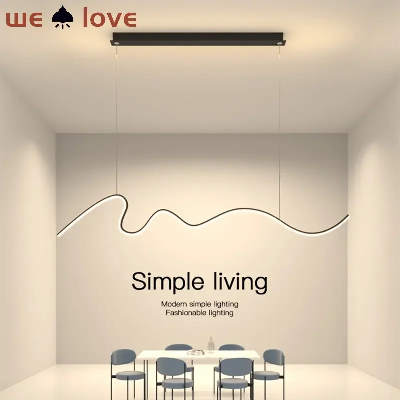 Modern LED Pendant Light Simple Design Hanging Lamp for Dining Room Bar Home Decor Fashionable Lighting