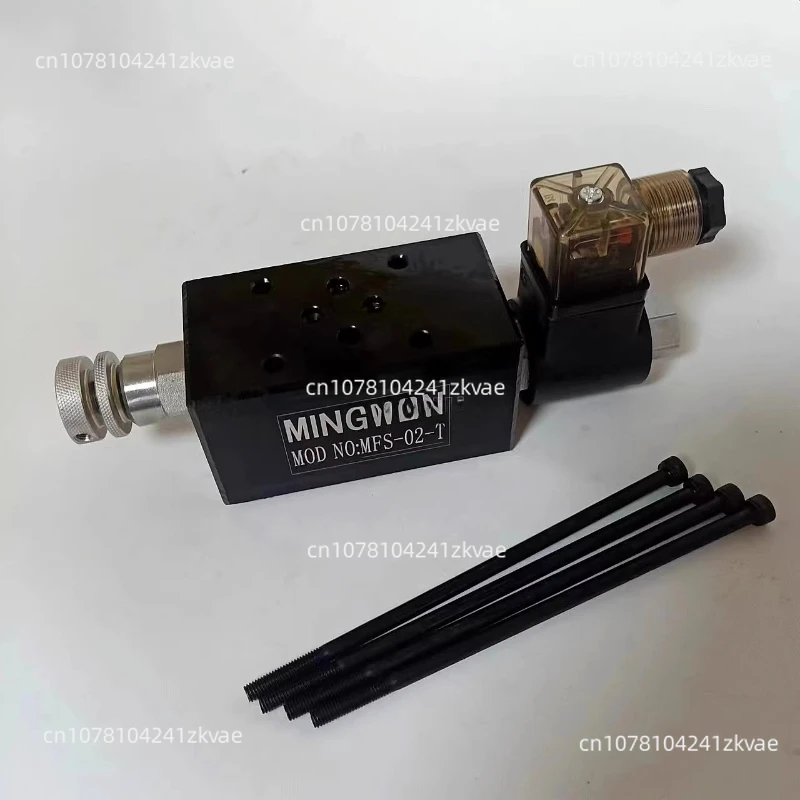 Valvola di regolazione della velocità elettromagnetica impilata idraulica MFS-02T MFS-03T Valvola di regolazione della velocità veloce e lenta