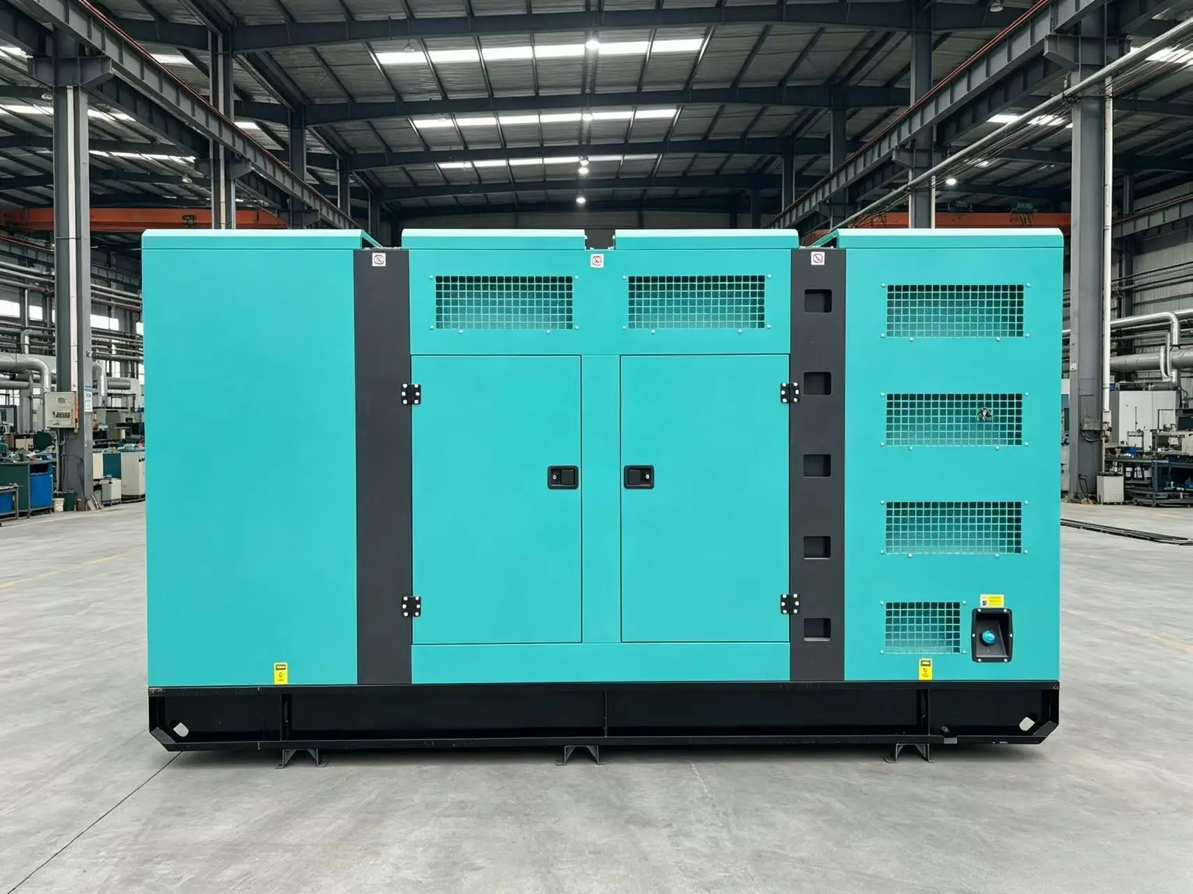 Low Noise Generator Set 200kva/300kva/400kva Silent Canopy Set Outdoor Factory Direct Sales 1800 RPM 24V DC ATS 50/60Hz