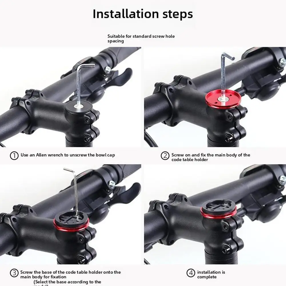 Bike Computer Holder Stopwatch Mount Top Cap For Garmin/Bryton/cateye Bike Top Cap Computer Seat