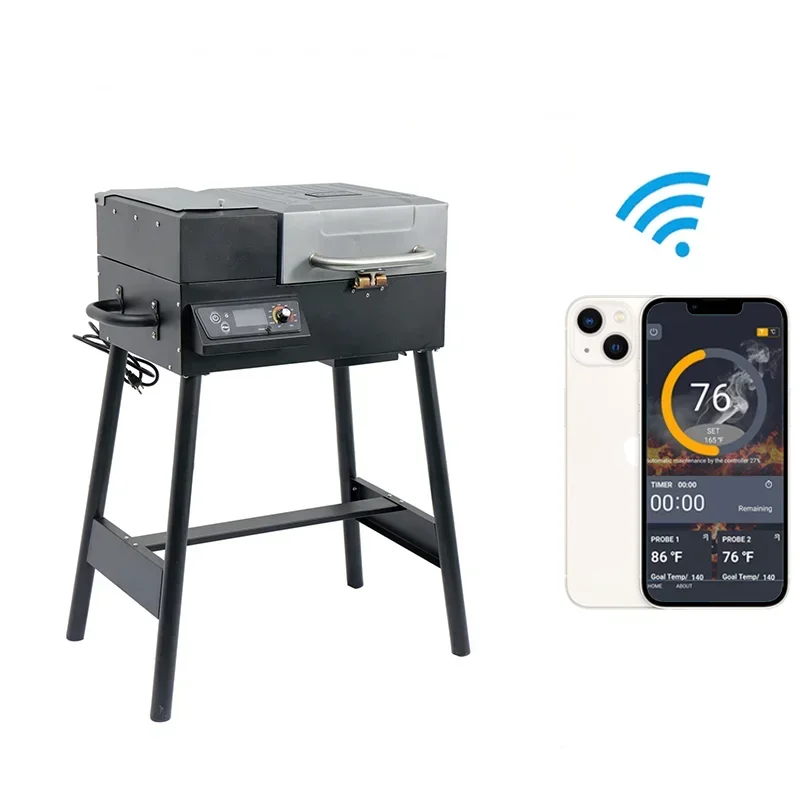 WIFI &BLE Control Wood Pellet Smoker BBQ Grill PID Controller For Traeger