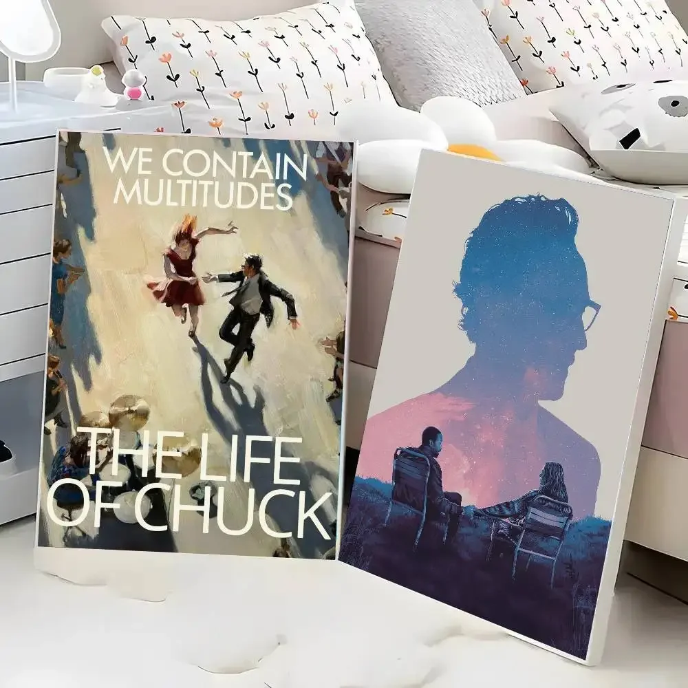 The Life Of C-Chuck Strange Fiction Film Poster Art Sticky Wall Waterproof Home Living Room Bedroom Bar Aesthetic Decoration