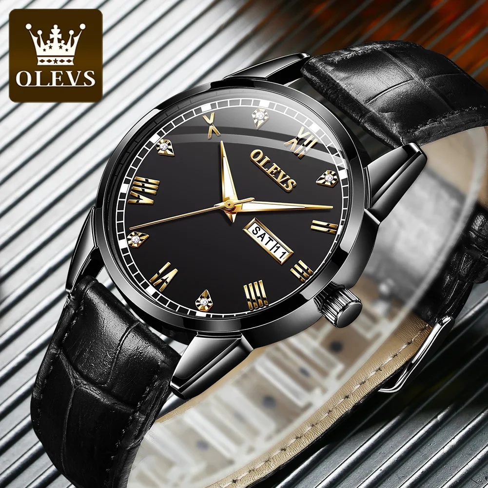 OLEVS brand watch hot selling luminous quartz watch waterproof watch for women 6896