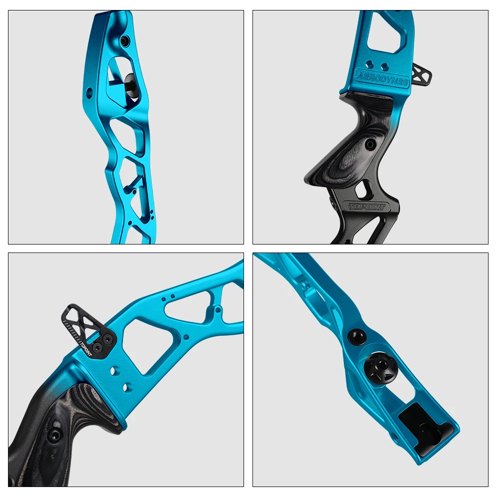 Archery ILF Recurve Bow Riser Aerodyn, Auminun 6061-T1 CNC Milling Riser,Target Shooting Archery Bow OEM/ODM