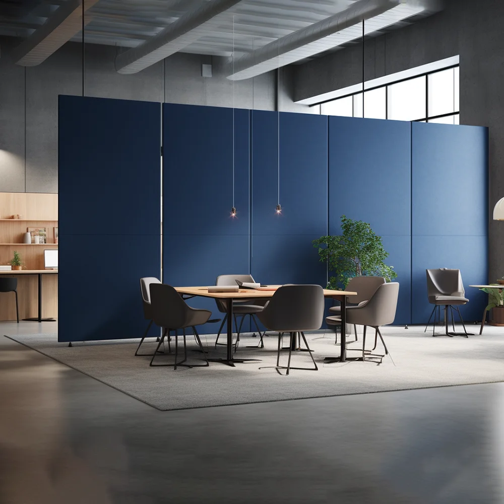 Office Partition,Room Partitions Screen Folding Room Dividers Screen Soundproof Wall Movable Voice Absorption Wall Acoustic Pane