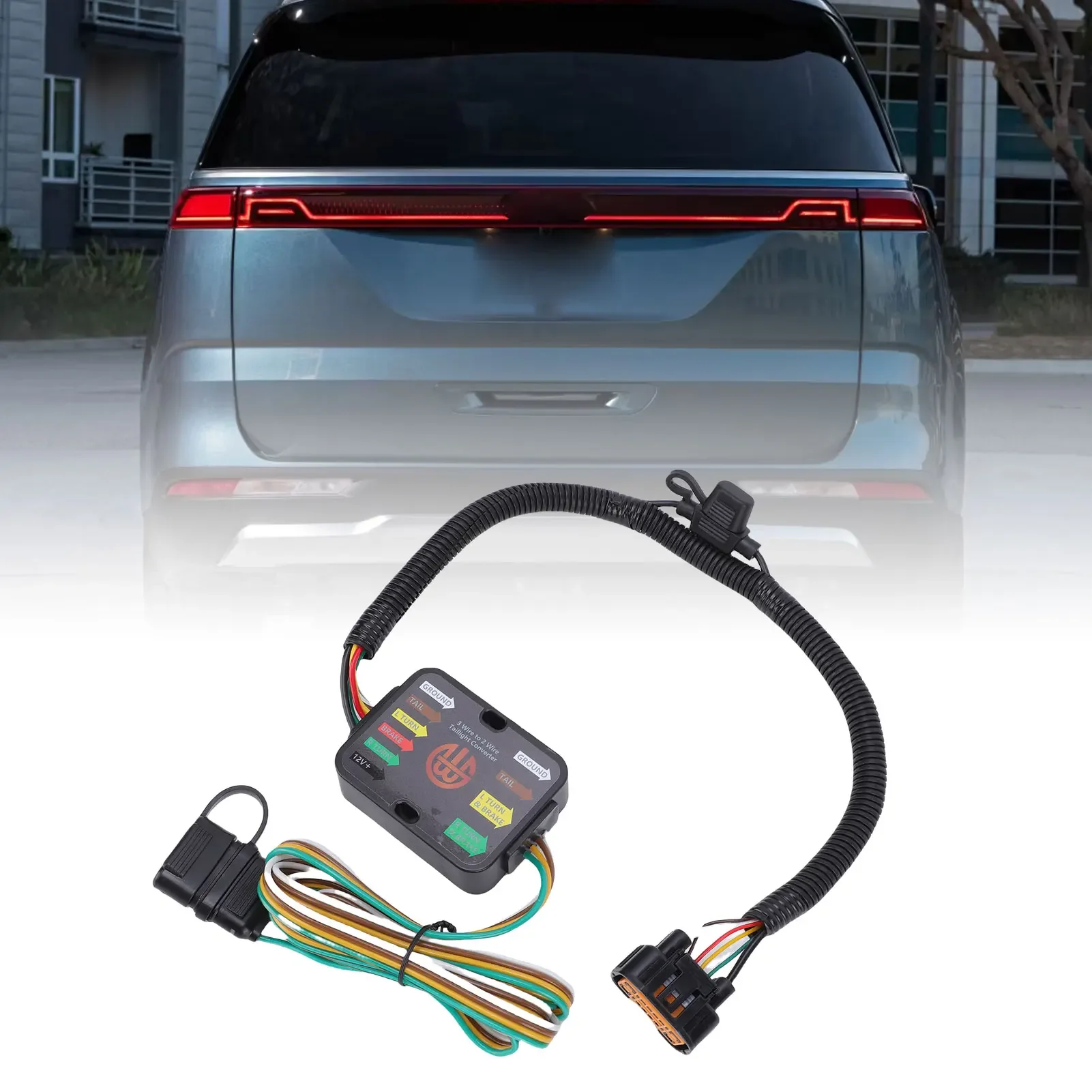 

4-контактный жгут проводов прицепа 118784 Plug and Play, замена проводки прицепа для Palisade Cruz Tucson 56420