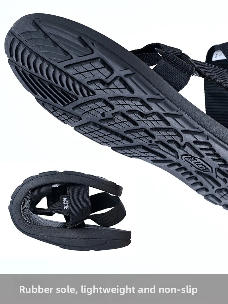 

Мужские сандалии в римском стиле, дышащие мягкие боты на плоском каблуке, повседневные удобные пляжные сандалии для лета, трендовый тканый дизайн