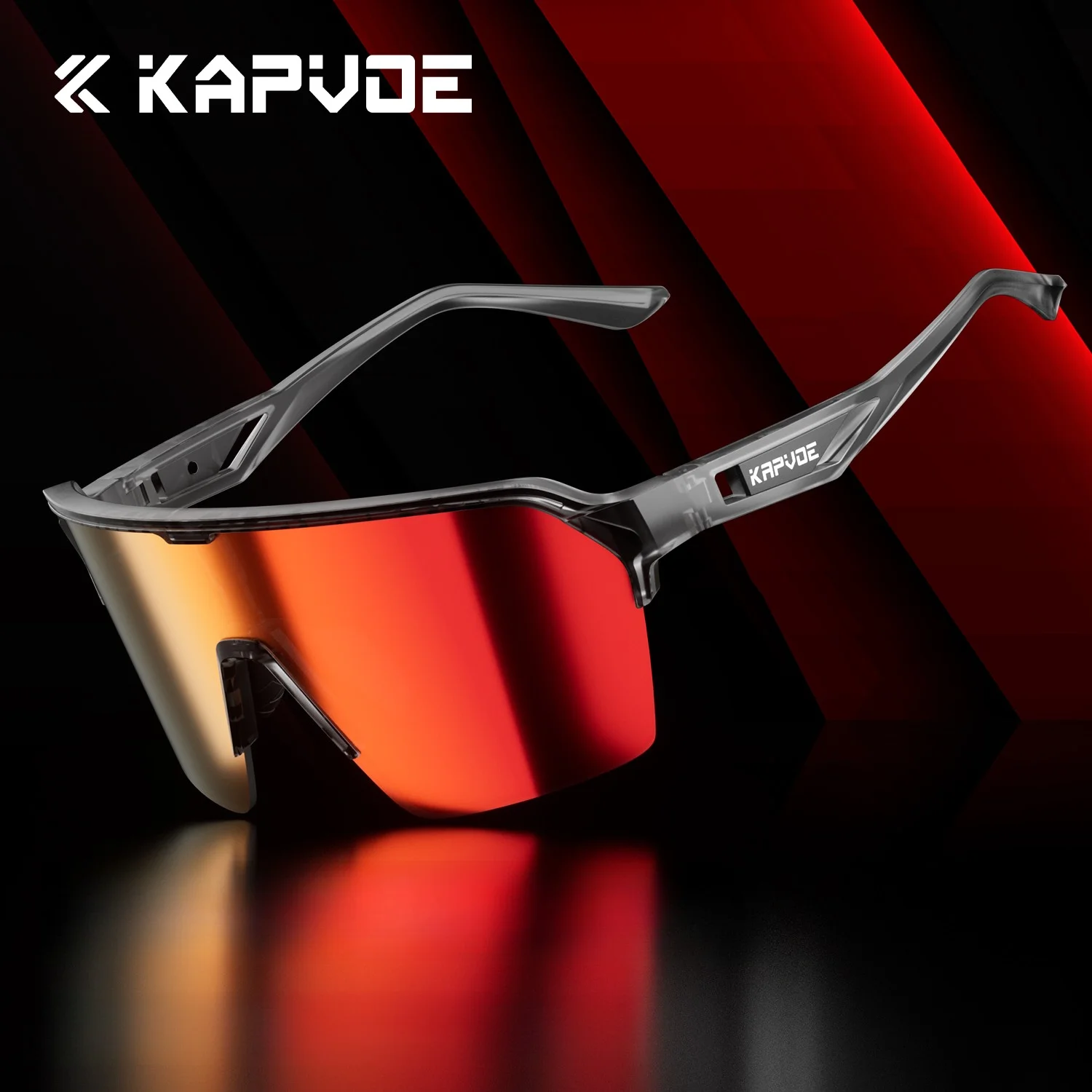 

Kapvoe Cycling Glasses Outdoor Sports Glasses UV400 Eyewear MTB Road Cycling Sunglasses for Men Cycling Goggles Bicycle Women