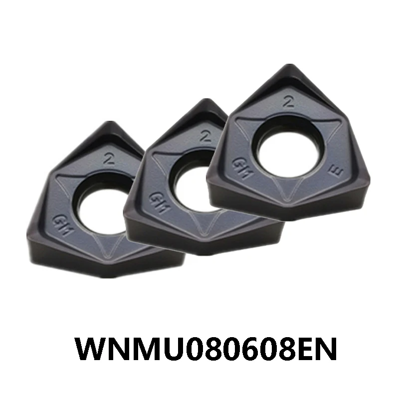 100% Original Carbide Inserts WNMU080608 WNMU080608EN-GH WNMU080608EN-GM PR1525 PR1510 WNMU 080608 WNMU0806 CNC Lathe Cutter