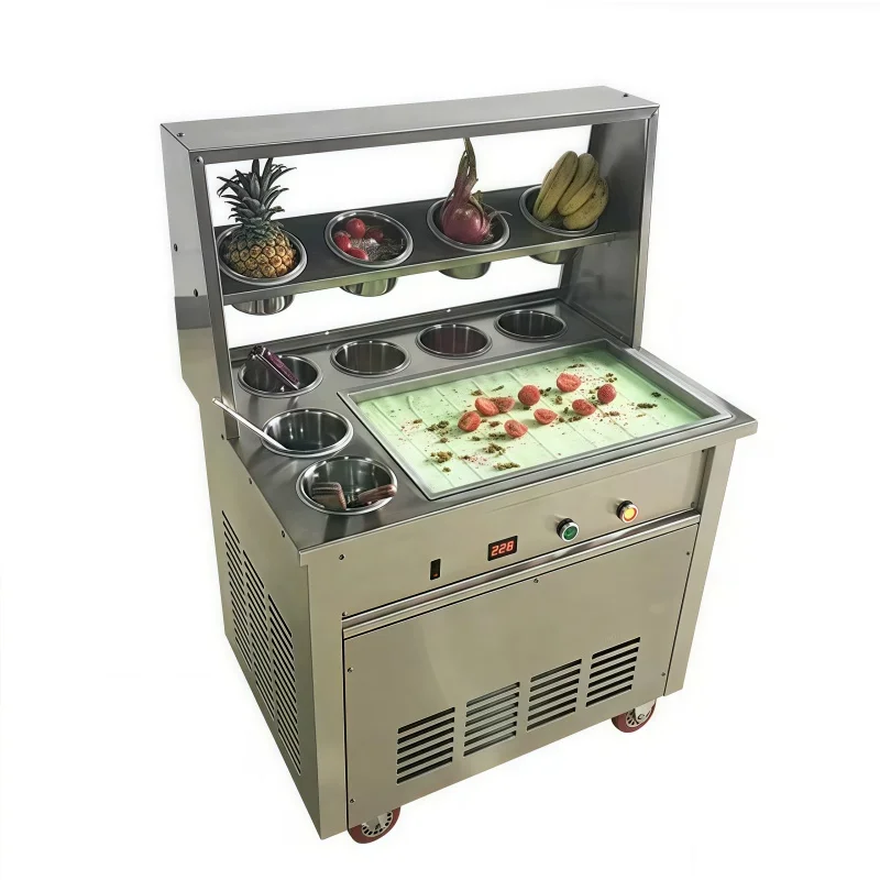 ماكينة دوارة الآيس كريم سهلة التشغيل / ماكينة حلاقة الثلج / ماكينة صنع الثلج المقلي