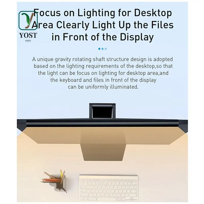 

YOST-PC Computer Laptop Screen Hanging Light Bar Pro Table Lamp Office Study Read Light LCD Monitor