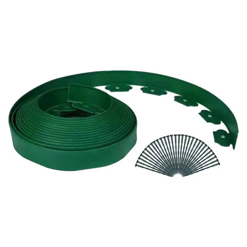 

Landscape Edging Flexible Garden Lawn Grass Edge Border Fence Garden Edging Coil for Garden Flower Beds Lawn Yard Pathway