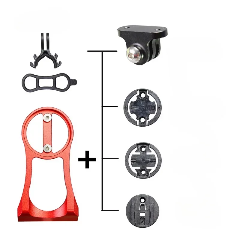 دراجة حامل كاميرا المحمول قاعدة معدنية دراجة المقود جبل المعدات الطريق الجبلية ركوب الدراجات قوس ل Garmin Bryton CATEYE #3