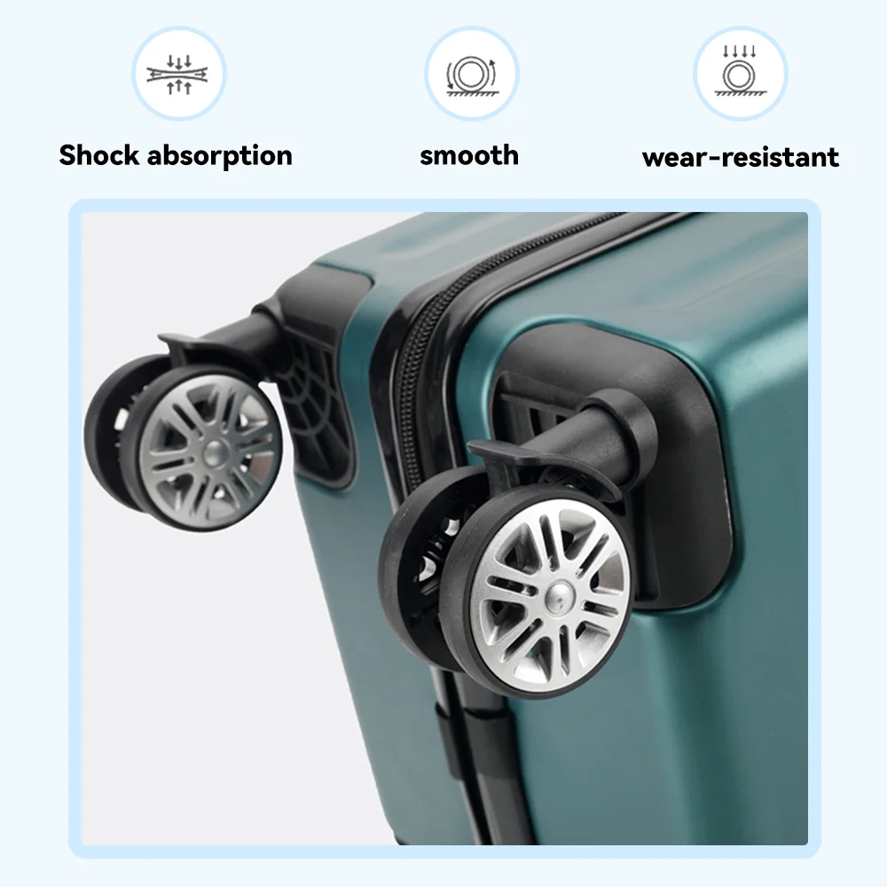 For Baixiang NL026 Universal Wheel Replacement Suitcase Rotating Smooth Silent Shock Absorbing Wheel Accessories Wheels Casters